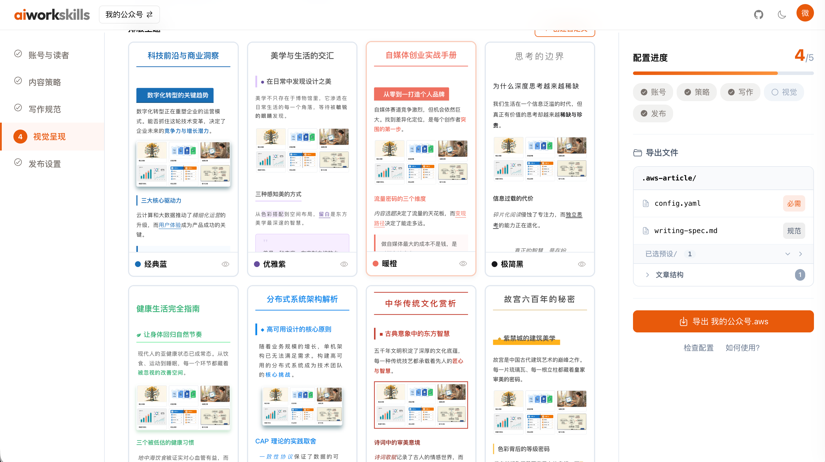 视觉呈现